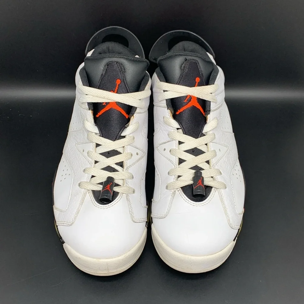 Jordan 6‎ Retro Low ‘White Infrared’ Shoes Men’s Sz 9